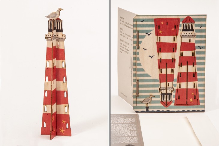 Lighthouse - 3D Deco Greeting Card