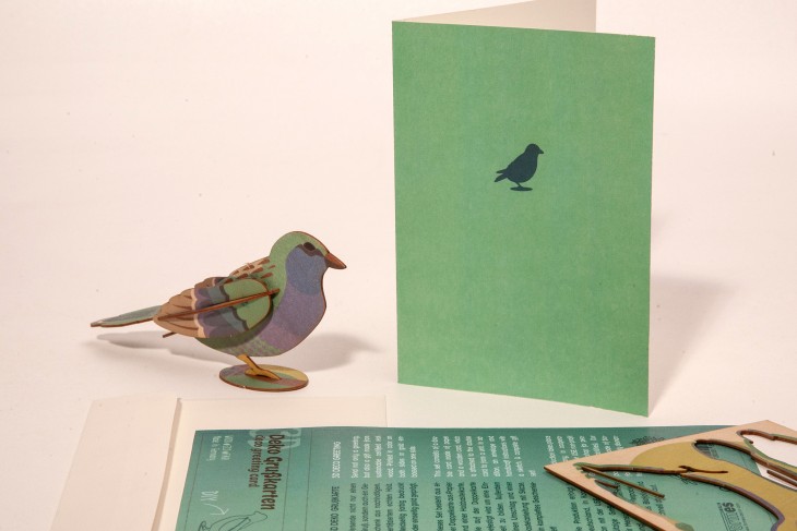 Bird - 3D Deco greating card