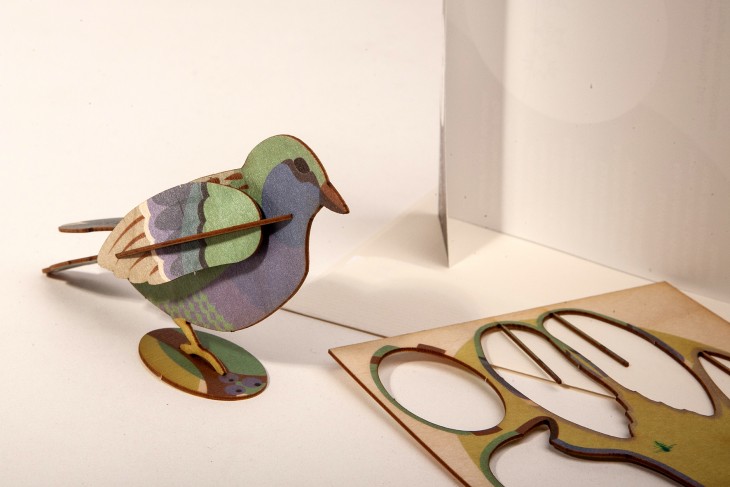 Bird A4 - 3D Deco craft construction kit