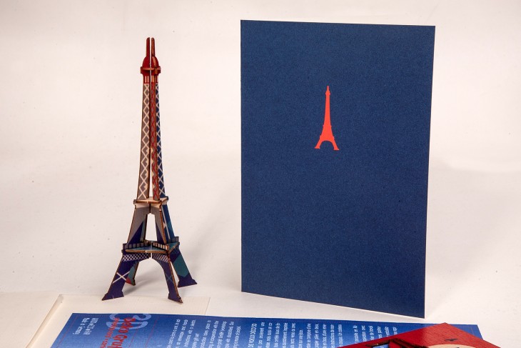 Eiffelturm – 3D Deko Grußkarte
