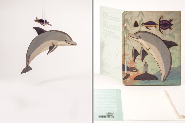 Delfin – 3D Deko Grußkarte