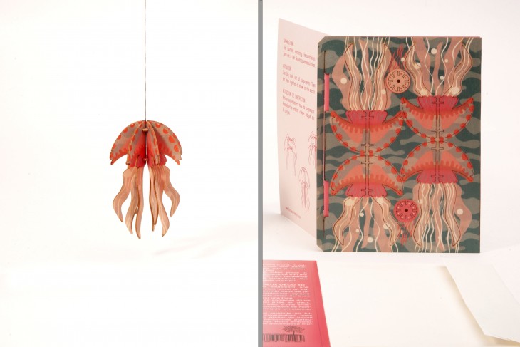 Jellyfish- 3D Deco Greeting Card