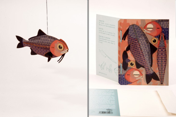 Fisch – 3D Deko Grußkarte