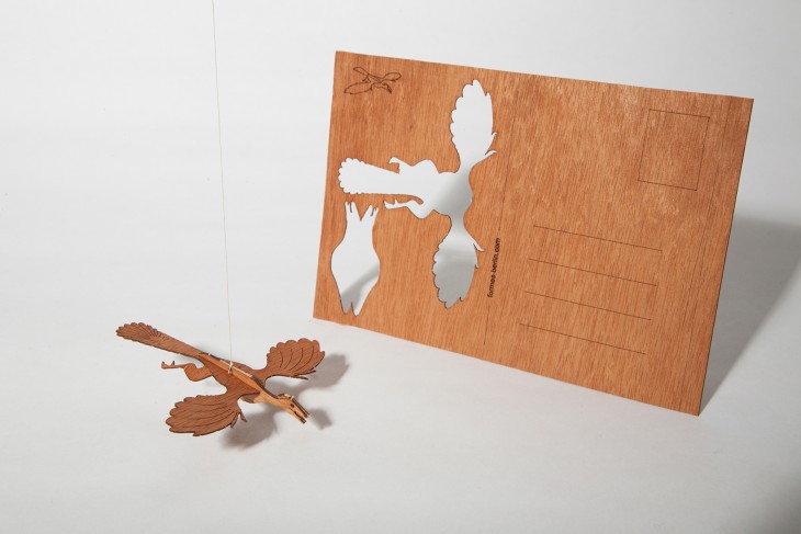 Archaeopteryx - Holzpostkarte