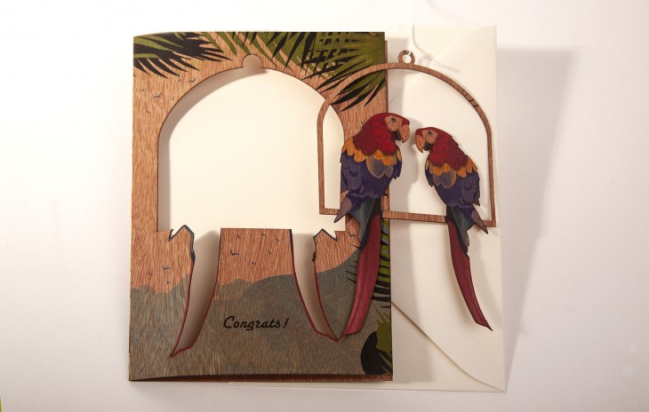 Parrots - Greeting Card