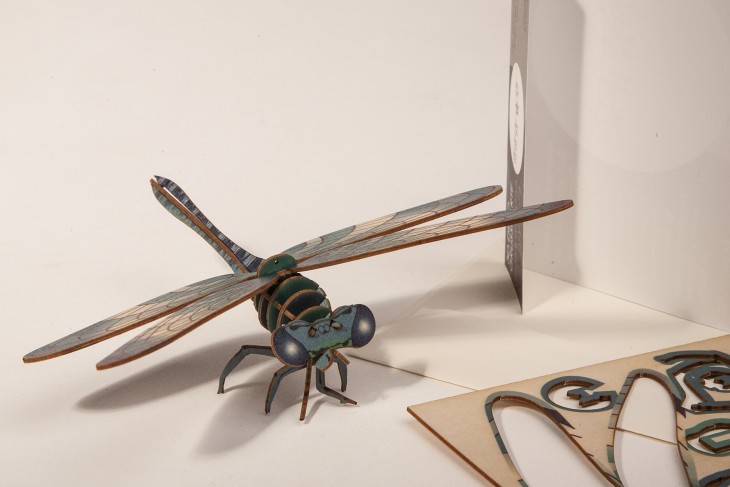 Dragonfly A4 - 3D Deco craft construction kit