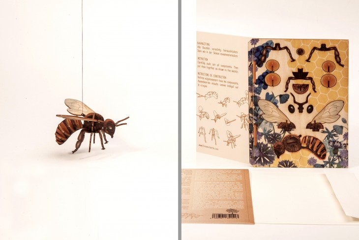 Biene – 3D Deko Grußkarte