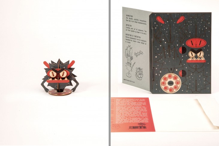 Monster - 3D Deco greating card